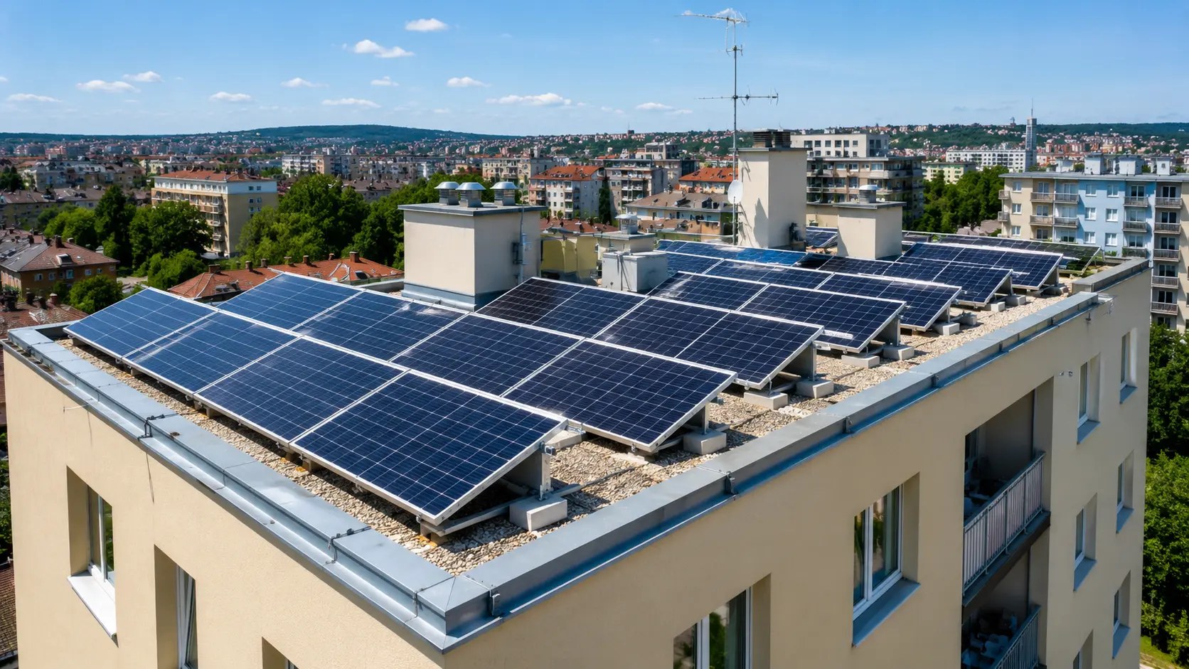 Homlokzati hőszigetelés kivitelezése társasházon Budapesten